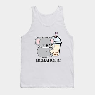 Little Bobaholic Koala Loves Boba! Tank Top